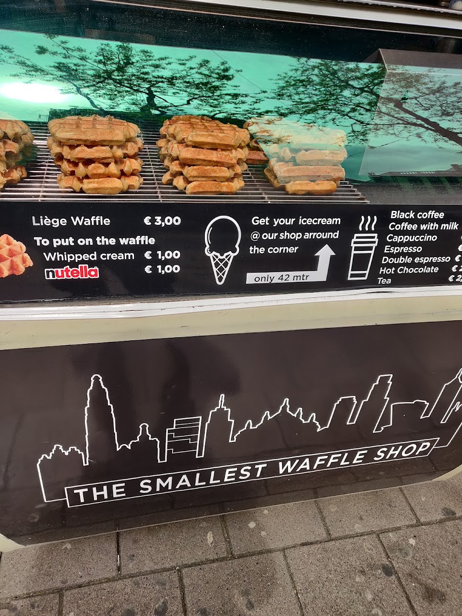 Menu The Smallest Waffle Shop In The World-1