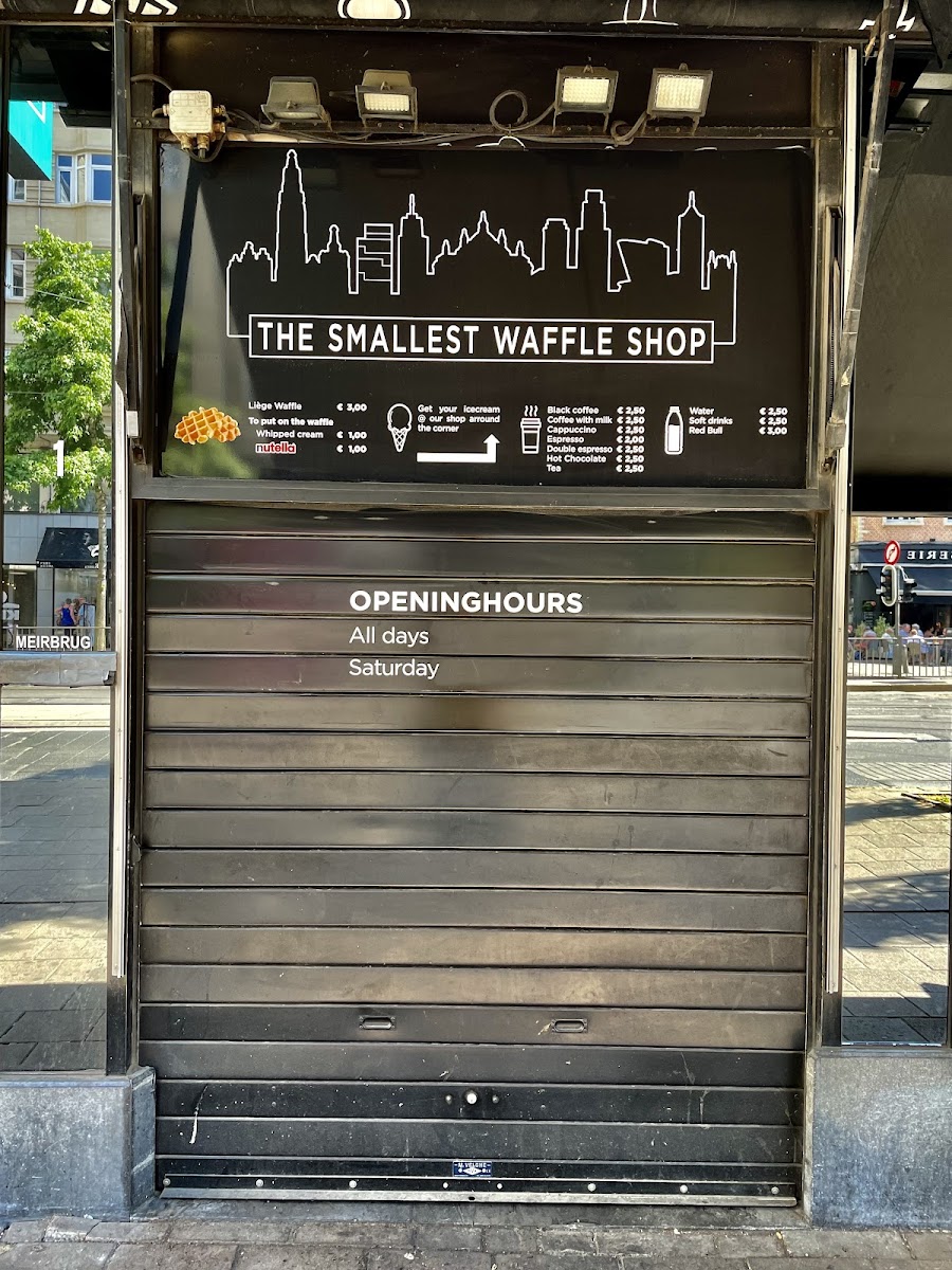 Menu The Smallest Waffle Shop In The World-2